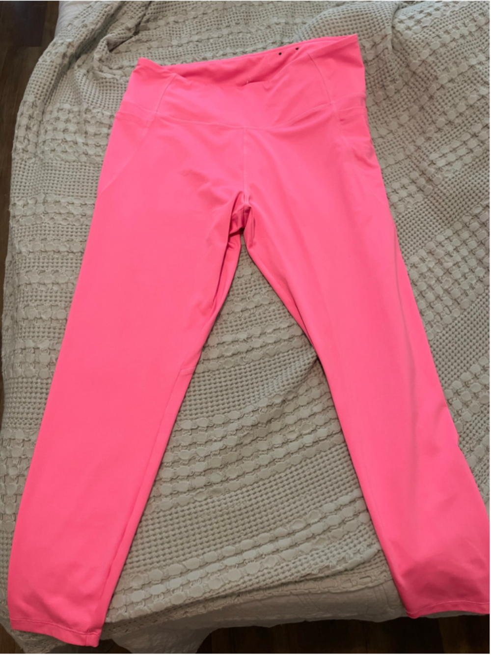 Women's Crown & Ivy Pink Athletic Leggings Size XL athleisure barbiecore